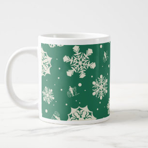 Buddy the Elf Snowflake Pattern Giant Coffee Mug