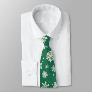 Buddy the Elf Snowflake Pattern Neck Tie