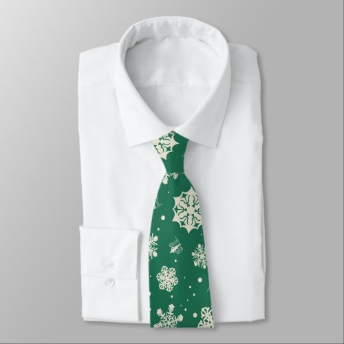 Buddy the Elf Snowflake Pattern Neck Tie