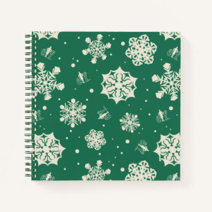 Buddy the Elf Snowflake Pattern Notebook