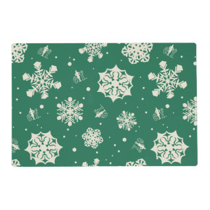 Buddy the Elf Snowflake Pattern Placemat