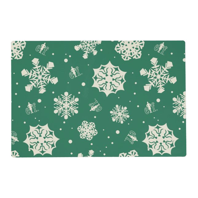 Buddy the Elf Snowflake Pattern Placemat (Front)