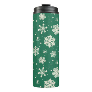 Buddy the Elf Snowflake Pattern Thermal Tumbler