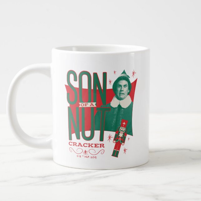 Buddy the Elf Son of a Nutcracker Giant Coffee Mug (Left)