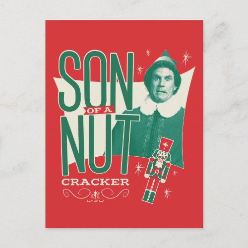 Buddy the Elf Son of a Nutcracker Holiday Postcard