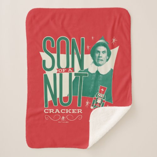 Buddy the Elf Son of a Nutcracker Sherpa Blanket