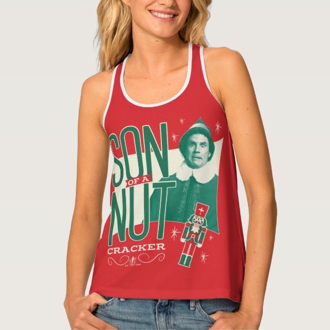 Buddy the Elf Son of a Nutcracker Tank Top (Front)