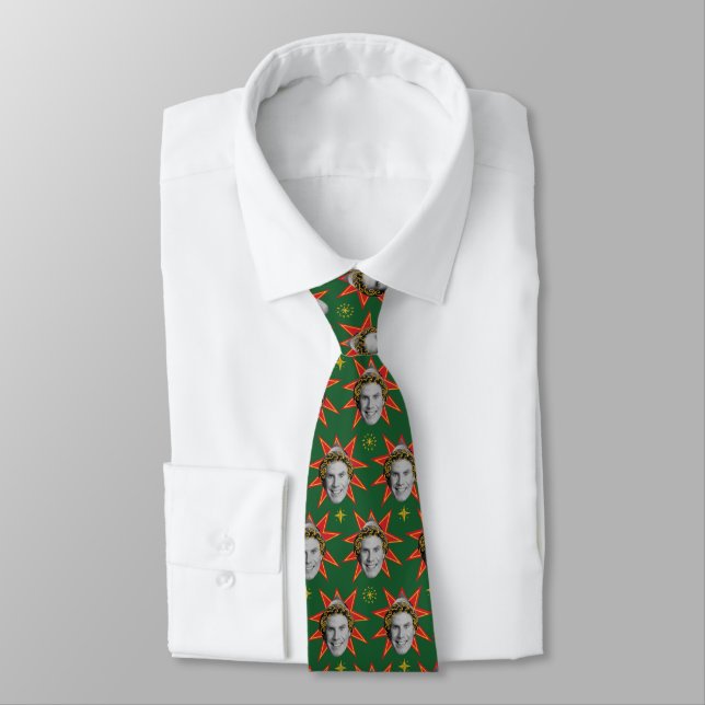 Buddy the Elf | Starburst Pattern Neck Tie (Tied)