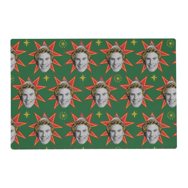 Buddy the Elf | Starburst Pattern Placemat (Front)
