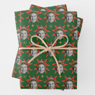 North Pole Santa Map Wrapping Paper