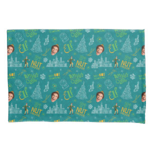 Buddy the Elf Teal Quote Pattern Pillow Case