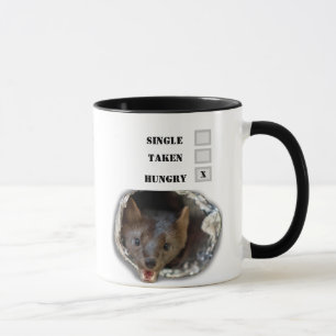 buddy the sable " single taken HUNGRY " Mug