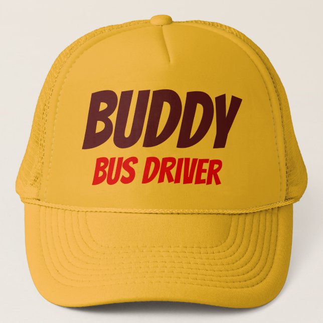 BUDDY the School Bus Driver HAT (Front)