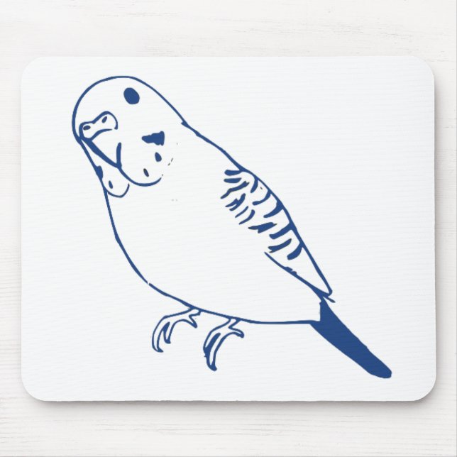 Budgerigar Mouse Pad (Front)