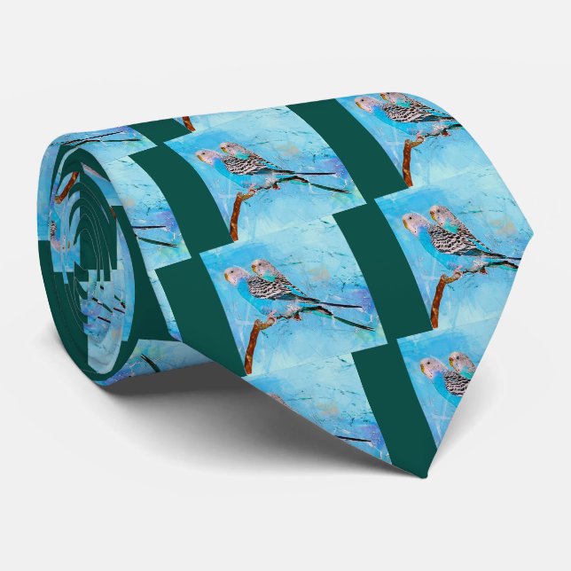 Budgerigar Neck Tie (Rolled)