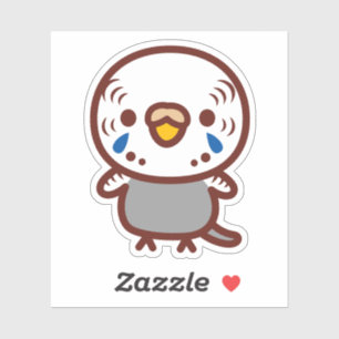 Budgerigar / Normal grey female Sticker
