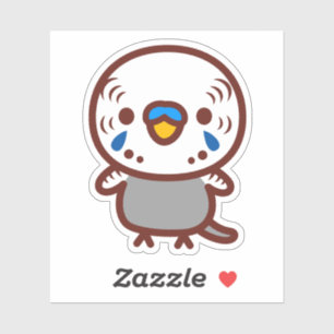 Budgerigar / Normal grey male Sticker