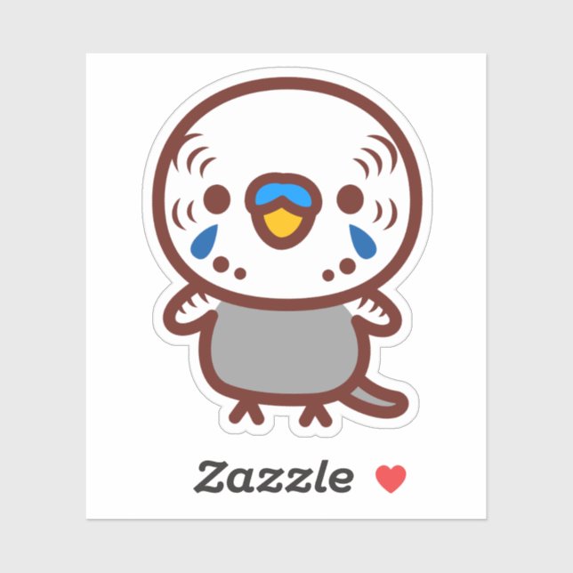 Budgerigar / Normal grey male Sticker (Sheet)