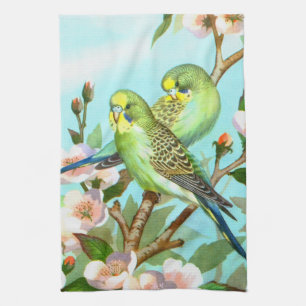 Budgerigars Towel