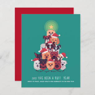 BUDGET 2021 It's been a RUFF Year DOG Christmas