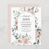 Budget 2022 Dusty Pink Graduation Floral (Front/Back)