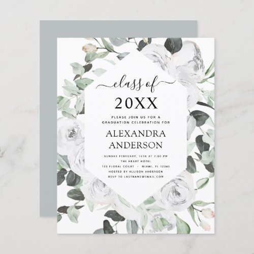 Budget 2022 Eucalyptus Graduation Floral Roses