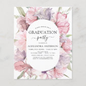 Budget 2022 Graduation Boho Dusty Pink Purple (Front)