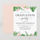 Budget 2022 Graduation Tropical Palm Floral (Front/Back)