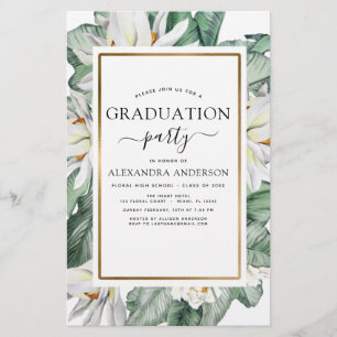 Budget 2022 Tropical Graduation Magnolia Floral