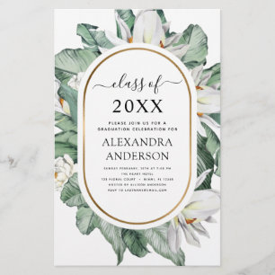 Budget 2022 Tropical Graduation Magnolia Floral