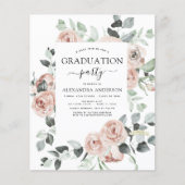 Budget 2023 Dusty Pink Graduation Floral (Front)