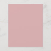 Budget 2023 Dusty Pink Rose Graduation Floral (Back)