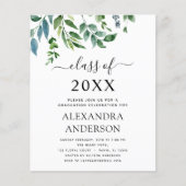 Budget 2023 Graduation Botanical Greenery (Front)