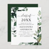 Budget 2023 Graduation Botanical Greenery (Front/Back)