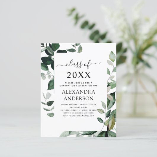 Budget 2023 Graduation Botanical Greenery (Standing Front)