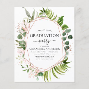 Budget 2023 Graduation Eucalyptus Greenery Flyer