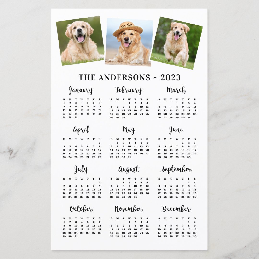 Budget 2023 Pet Photo Dog 12 Month Calendar Card Ra87e474416d3444d984a7d0a59a5cce5 Tcvst 1080 