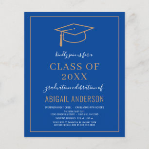 Budget 2023 Simple Graduation Photo Invitation