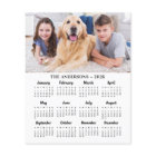 Budget 2026 Custom Photo 12 Month Calendar Card