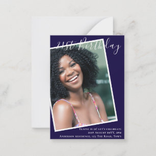 BUDGET 21st Birthday Invite PHOTO Keepsake