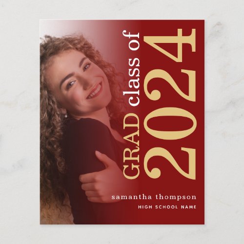 Budget 2 photo Maroon Gold 2024 Grad Announcement