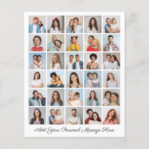 Budget 30 Photo Collage Add Your Greeting Flyer