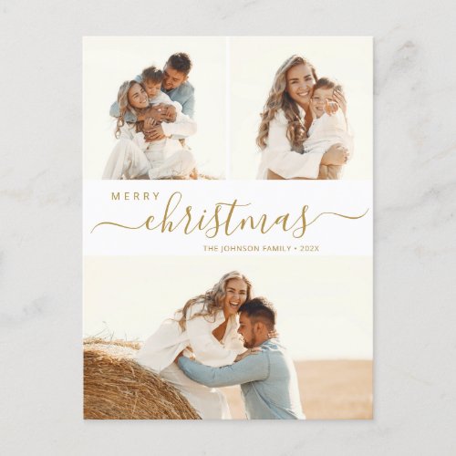 Budget 3 Photo Collage Script Christmas Holiday