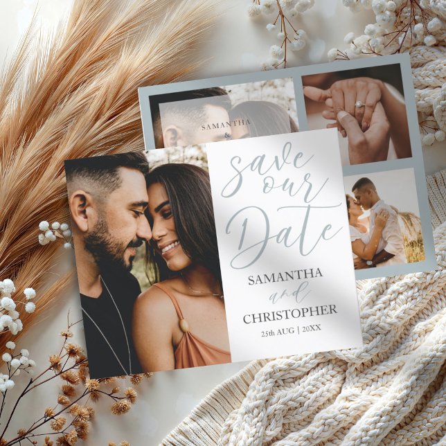 Budget 3 Photo Save Our Date  Wedding Announcement (Creator Uploaded)