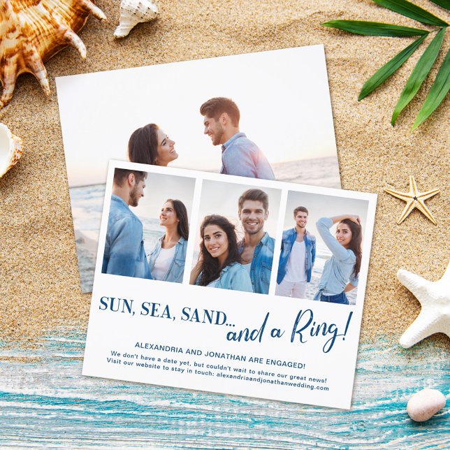 Budget 4 Photo Beach Engagement Announcement (Creator Uploaded)