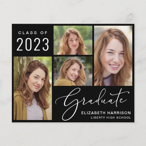 Budget 4 Photos Script Graduation Announcement