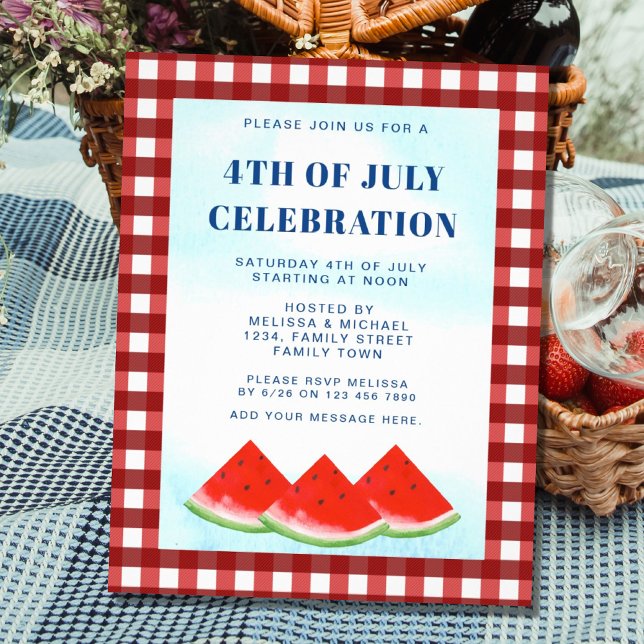 Budget 4th Of July Celebration Invitation Flyer (Creator Uploaded)