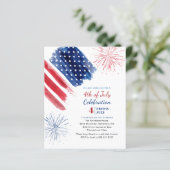 Budget 4th of July Independence Day Red White Blue (Standing Front)