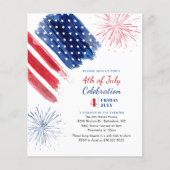 Budget 4th of July Independence Day Red White Blue (Front)