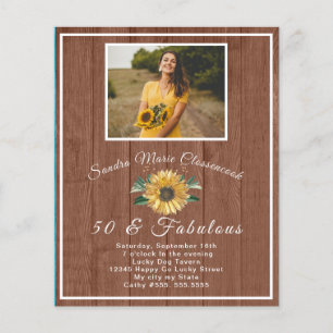 Budget 50 and Fabulous Sunflower Birthday